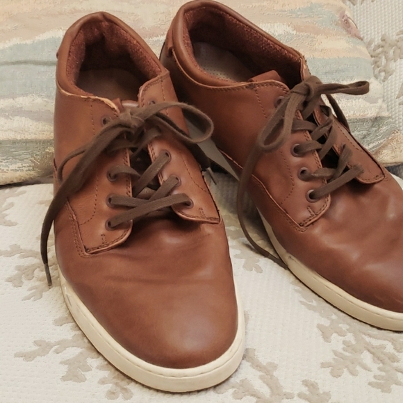 Aldo Mens Nerrawia Casual Shoes Brown Cognac Lace Up Round Toe 9.5 EUR 42.5 - Picture 5 of 16